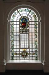 Stained-glass window in Rathmines Library