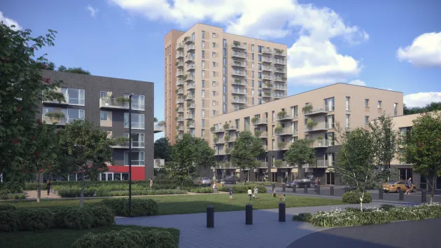 Artist Impression of Cherry Orchard Point 