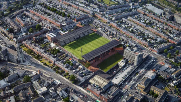 Dalymount Park Aerial Day