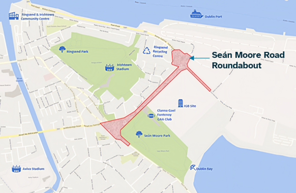 Sean Moore road roundabout