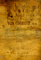 City Treasurer's Account Book Cover