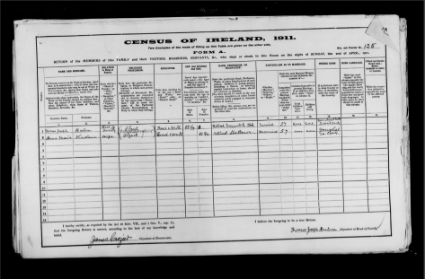 Haslam census 1911