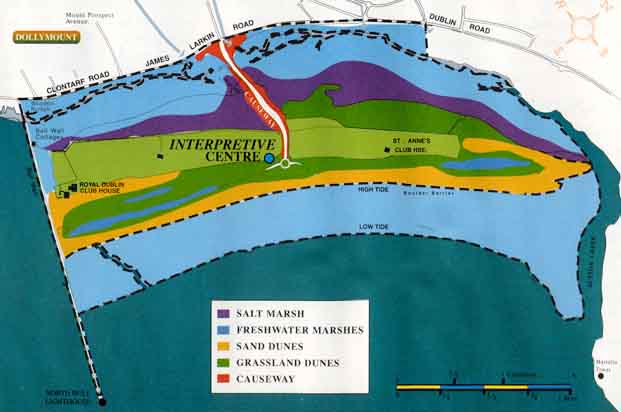 Bull Island map