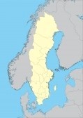 Map of Sweden