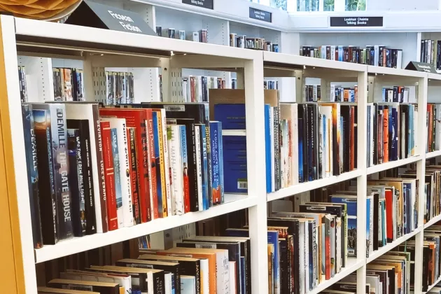 Bookshelves Drumcondra Library