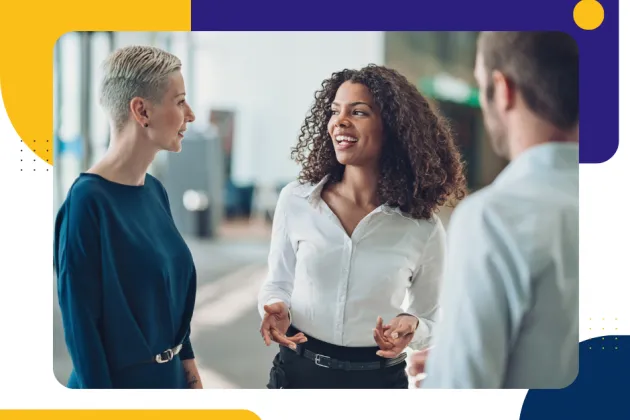 Image of business talk