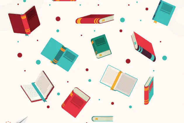 Books Floating