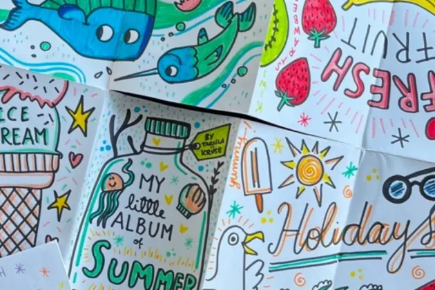 Image of 'My Little Album of Summer' drawings
