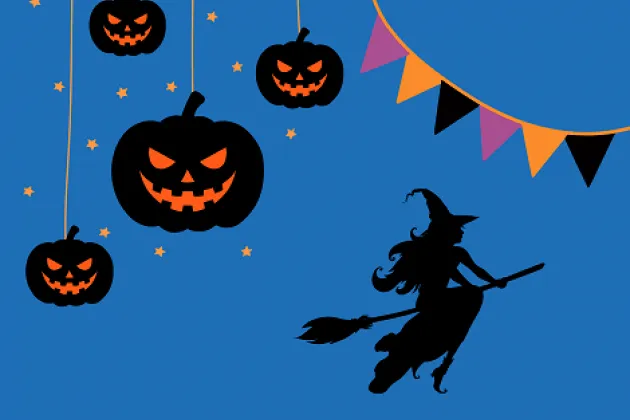 Hallowe’en Bunting Making