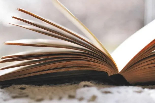 book with open pages