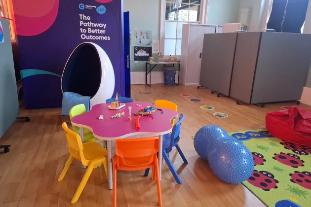 Image of sensory room in Inchicore Library