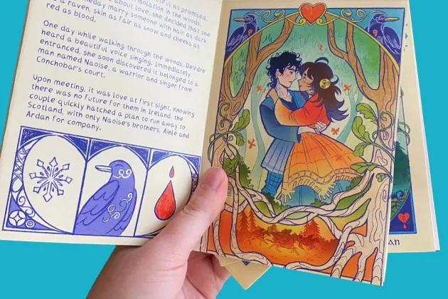 Image of zines created by artist Amy Louise O'Callaghan