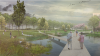8 Santry River Restoration and Greenway Project - walkway