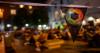 culture night bunting hangs in front of crowd