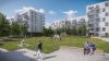 Apartment Blocks with a park in the centre 