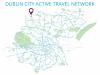 A map highlighting the location of the scheme as part of the citywide Active Travel Network