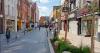new lighting, green areas and granite paving along liffey street