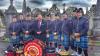 Fire brigade band side by side 