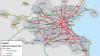 Greater Dublin Area Cycle Network Map