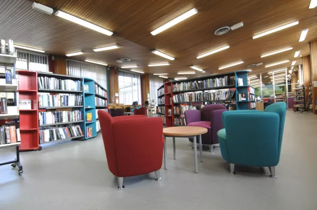 Dolphin's barn Library interior