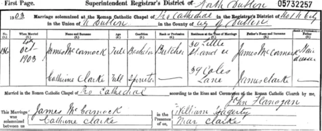 Marriage Certificate