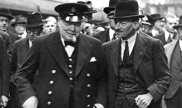 Attlee and Churchill 