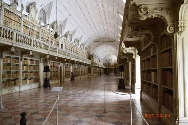 Rococo Library in Portugal’s Mafra National Palace