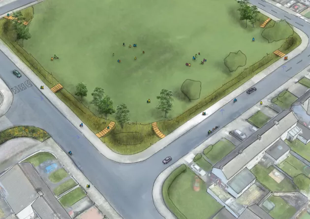McAuley Park Proposed Illustrated View