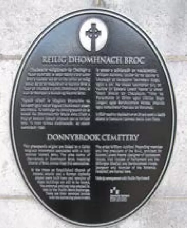 Donnybrook Cemetery plaque