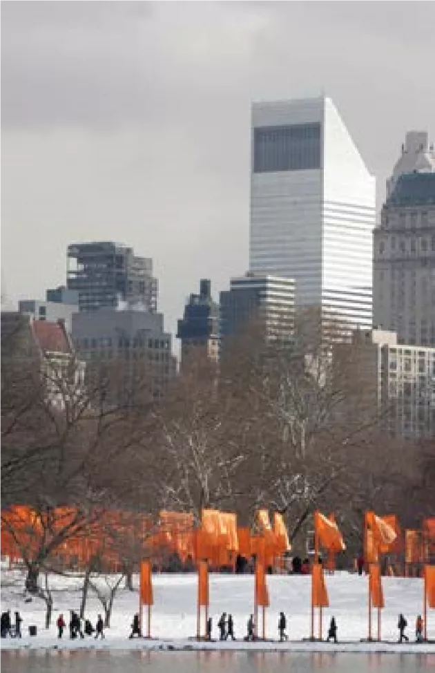 Image of The Gates by Christo and Jeanne-Claude Central Park, New York City