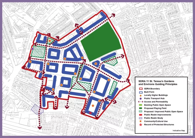 Figure 13-14:   SDRA 11 St. Teresa’s Gardens and Environs