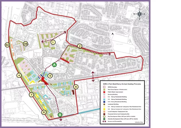 Figure 13-7: SDRA 4 Park West/Cherry Orchard