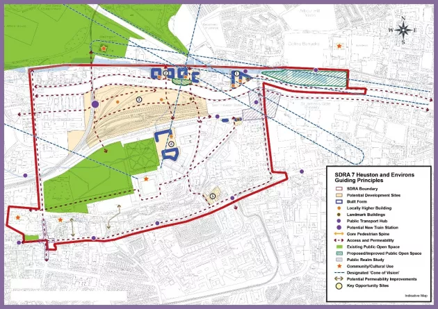 Figure 13-10:SDRA 7 Heuston and Environs