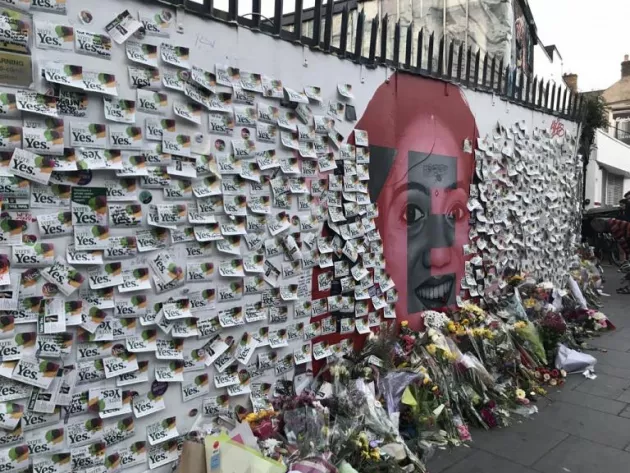 Savita Memorial Wall, Portobello, Dublin, May 2018.