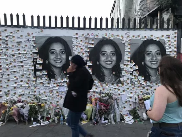 Savita Memorial Wall, Portobello, Dublin, May 2018.