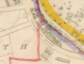 The house as featured on the 1837-41 Ordnance Survey