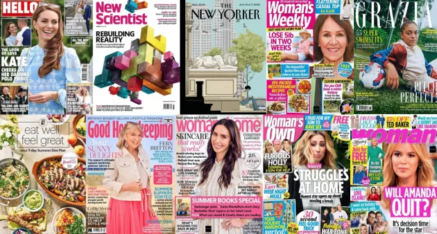 Top 10 Libby Magazines borrowed from Dublin City Libraries Jan-June 2023s