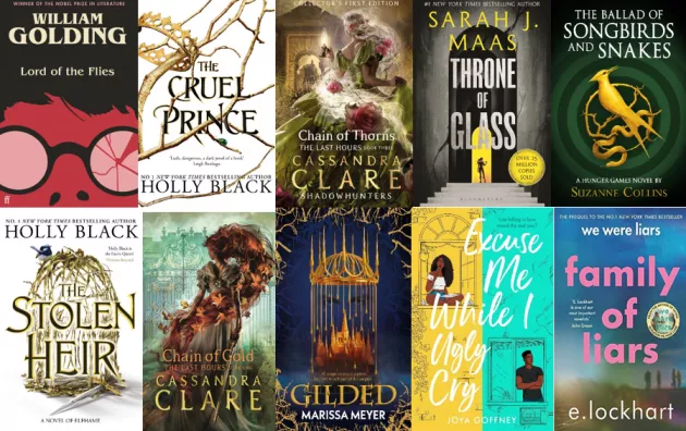 Top 10 most borrowed Young Adult eBooks Jan-June 2023