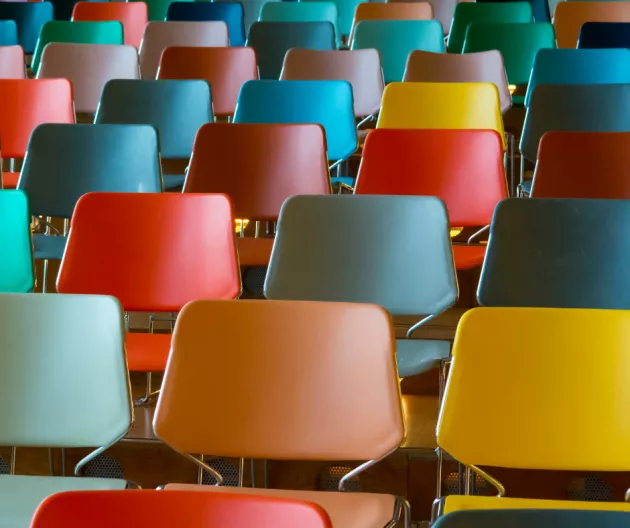 Colourful chairs