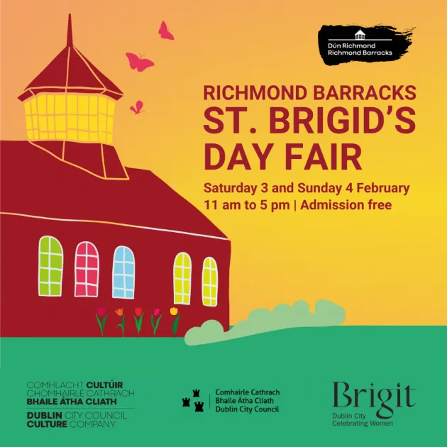 Richmond Barracks St. Brigid's Day Fair 2024 Poster