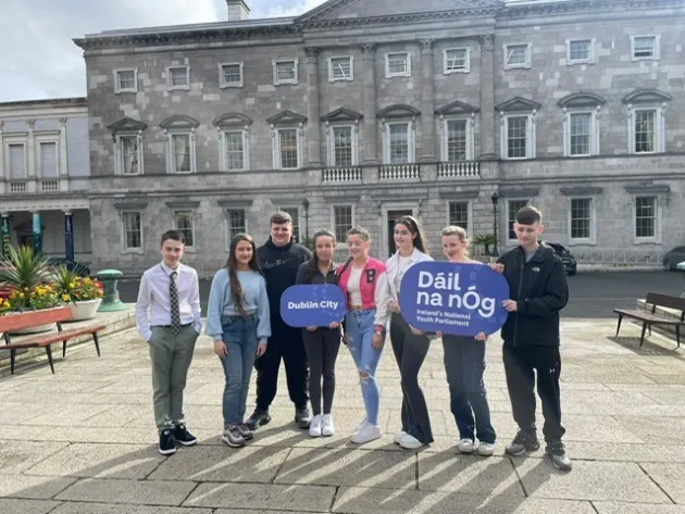 8 members from Dublin City Council Comhairle na nÓg