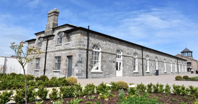 Image of 19th century grey stoned military barracks