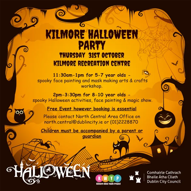 Kilmore Halloween Party Dublin City Council