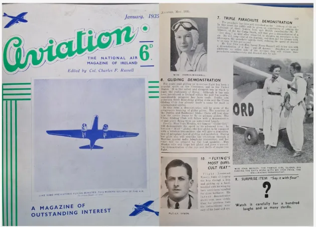 Front covers of Aviation Magazines 1935