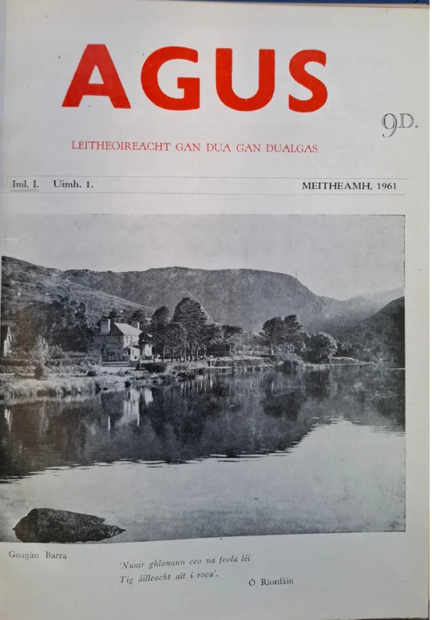 Front cover of Agus Magazine 