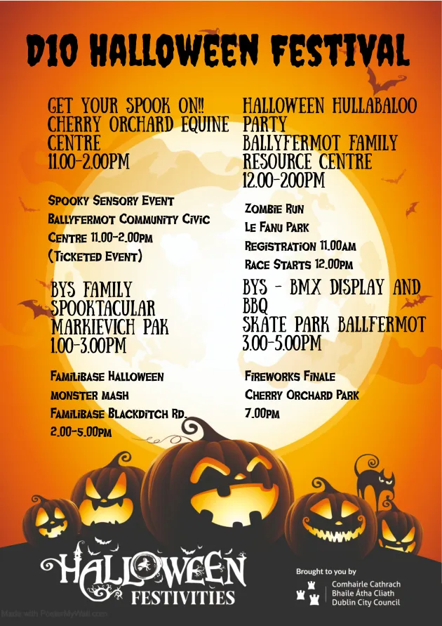D10 Halloween Festival Poster