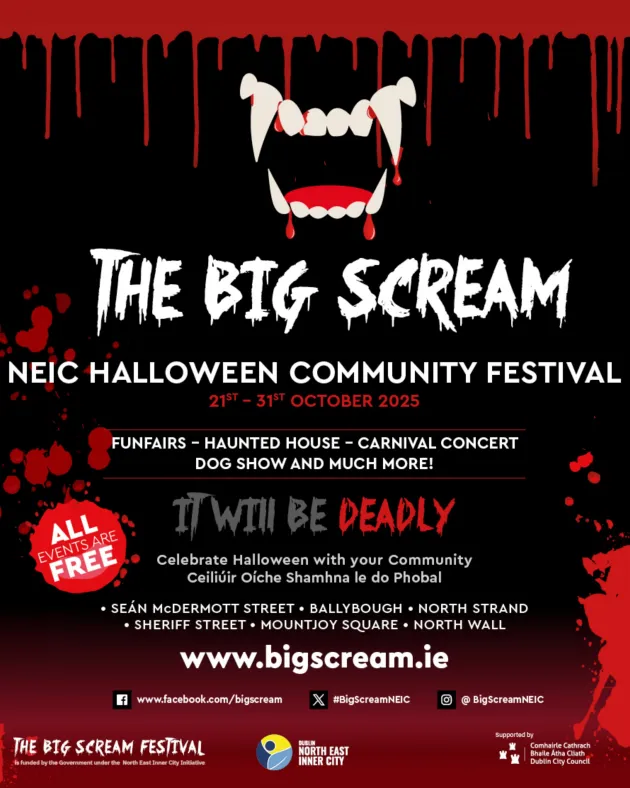 big scream halloween poster