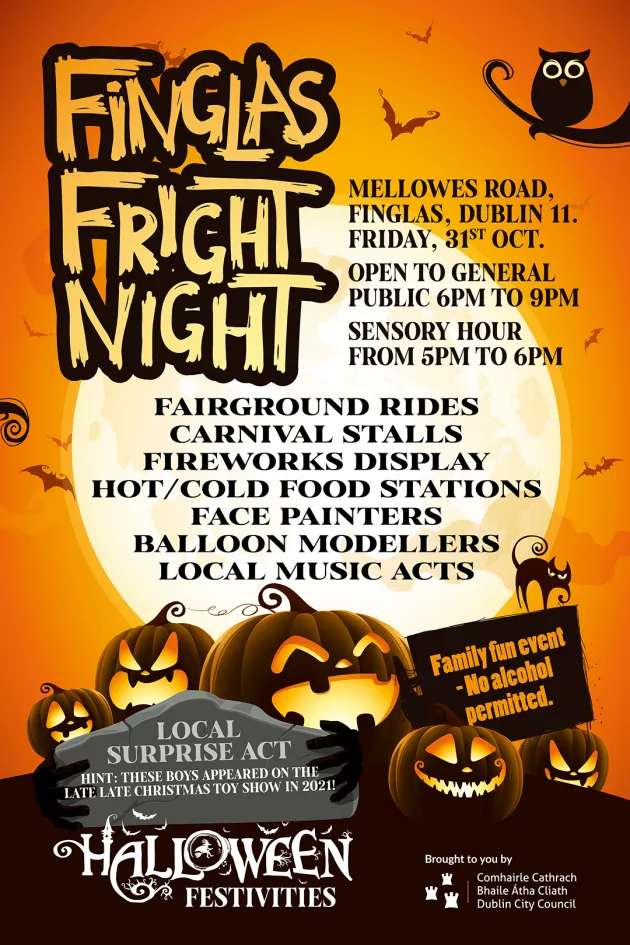 Finglas Fright Night Poster
