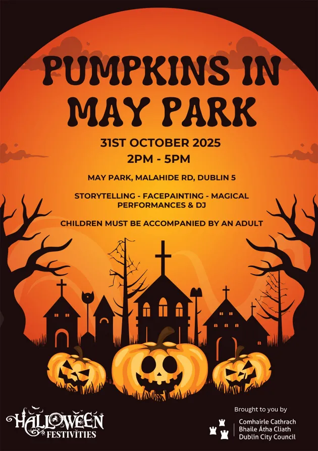 Pumpkins in MayPark Poster