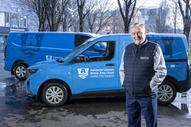 Richard Shakespeare Chief Executive with new fleet branding